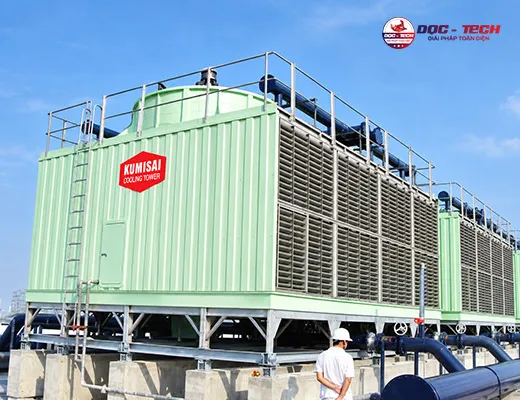 4 tổ hợp tháp giải nhiệt Kumisai KMS 350RT 2Cell - 3