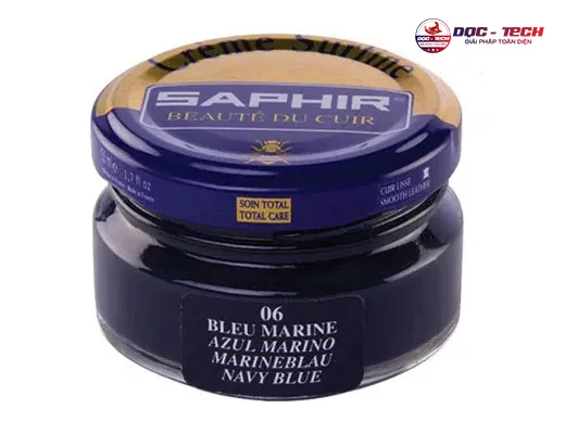 Xi đánh giày màu xanh Navy