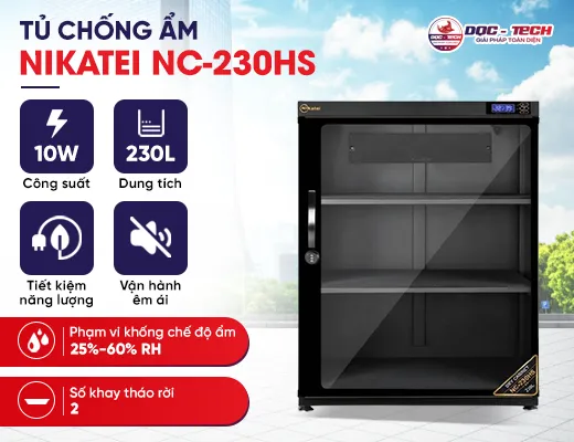 Tủ chống ẩm Nikatei NC-230HS (230 lít)