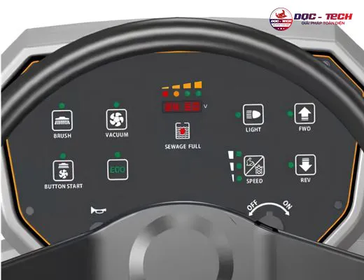 Máy chà sàn ngồi lái Kumisai KMS V75 - 4