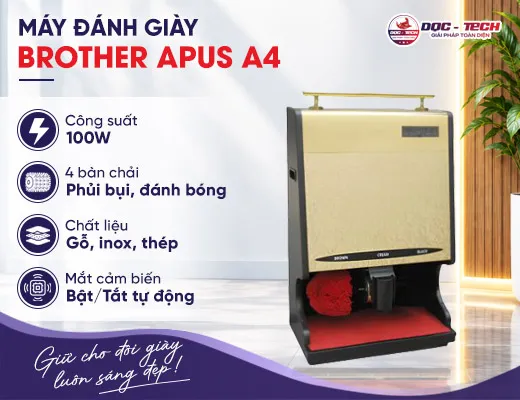 Máy đánh giày giá rẻ Brother Apus A4