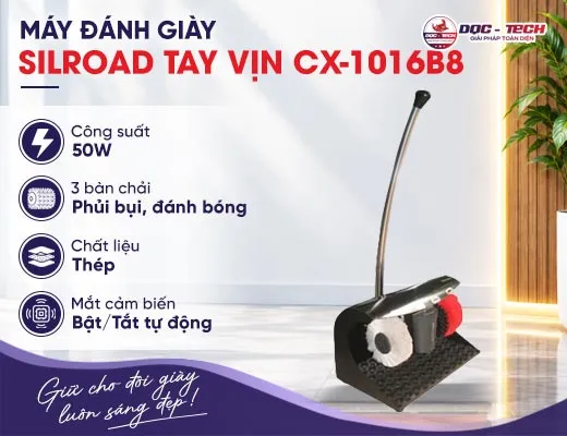 Máy đánh giày Silroad tay vịn CX-1016B8