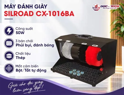 Máy đánh giày gia đình tự động Silroad CX-1016Ba