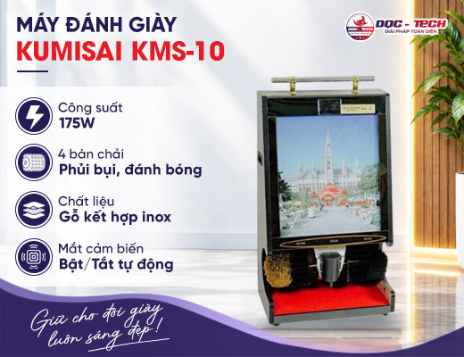 Máy đánh giày tự động cho công sở Kumisai KMS-10