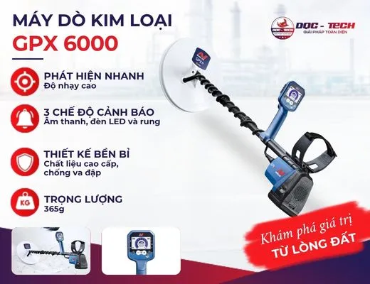 Máy dò vàng GPX 6000