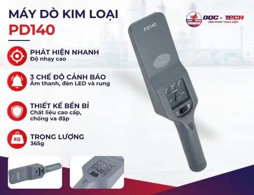 Máy dò kim loại cầm tay PD140