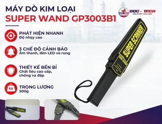 Máy dò kim loại cầm tay Super Scanner GP3003B1