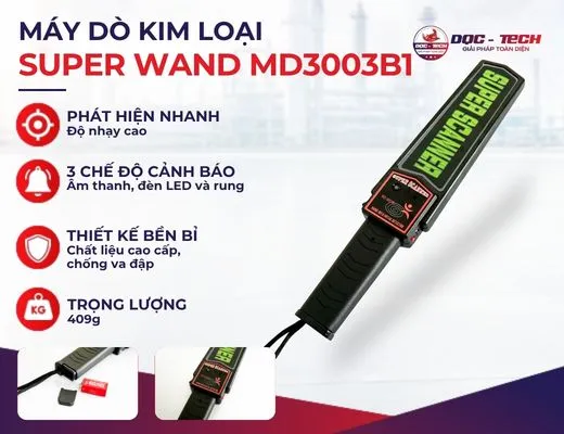 Máy dò kim loại cầm tay Super Scanner MD3003B1