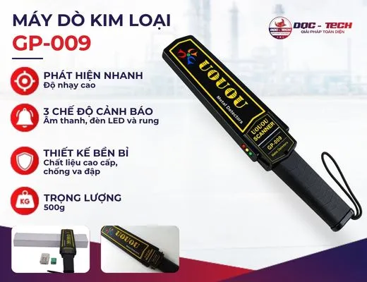 Máy dò kim loại cầm tay GP-009