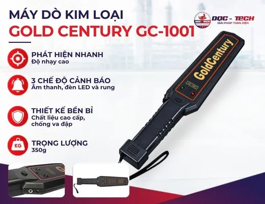 Máy dò kim loại Gold Century GC-1001
