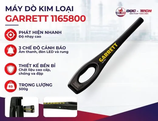 Máy dò kim loại cầm tay Garrett 1165800