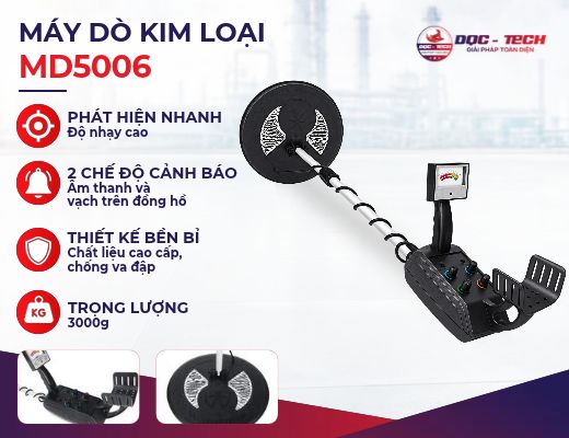 Máy dò kim loại dưới lòng đất MD5006