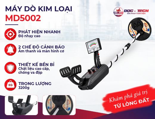 Máy dò kim loại dưới lòng đất MD5002