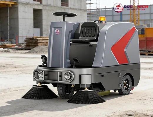 Xe quét rác ngồi lái DQC Tech 5F - 3