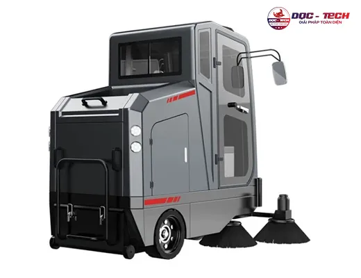 Xe quét rác ngồi lái DQC Tech 10F - 4