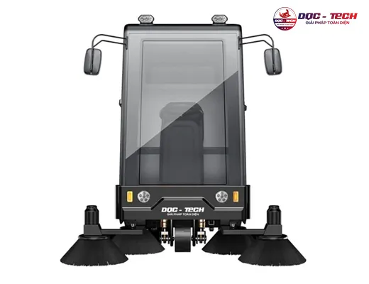 Xe quét rác ngồi lái DQC Tech 10F - 3