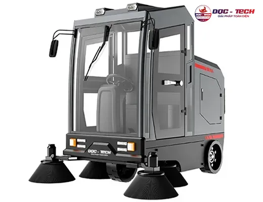 Xe quét rác ngồi lái DQC Tech 11F