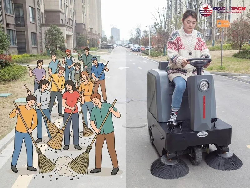 cho thuê xe quét rác giảm nhân công cho thuê xe quét rác giảm nhân công