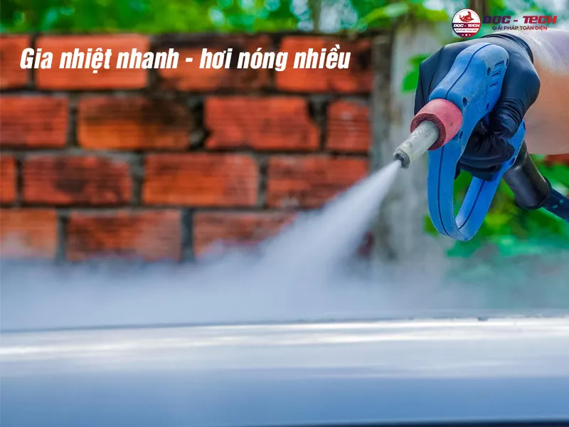 máy rửa xe hơi nước nóng Kumisai KMS28 gia nhiệt nhanh