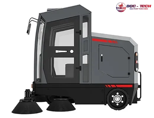 Xe quét rác ngồi lái DQC Tech 12F - 3