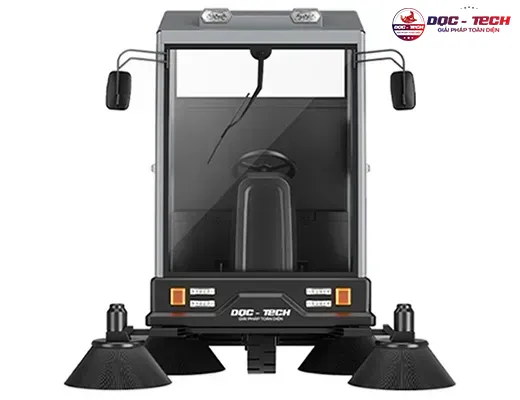 Xe quét rác ngồi lái DQC Tech 12F