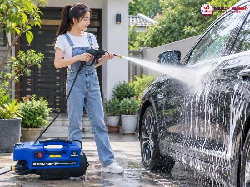 Máy rửa xe gia đình Kumisai KMS-Q5 mạnh mẽ