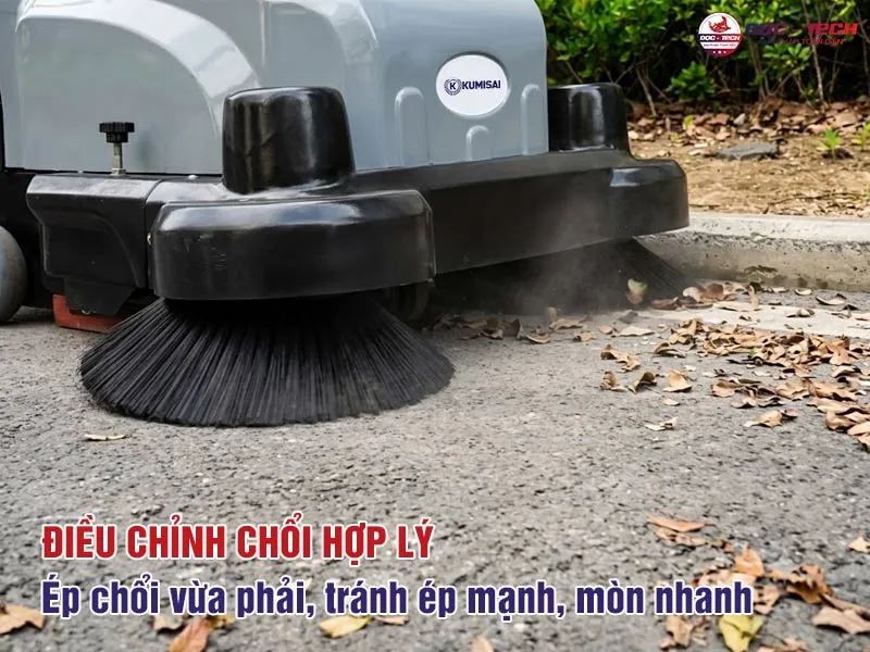 Lưu ý khi dùng xe quét rác đẩy tay Kumisai KMS-3A
