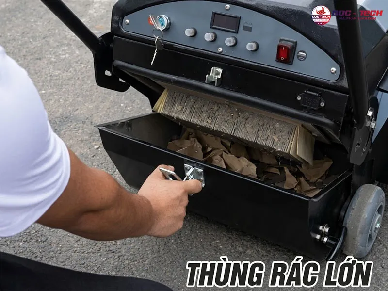 Thùng rác xe quét rác đẩy tay Kumisai KMS-3A