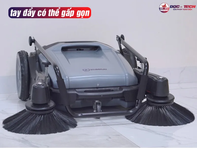 tay đẩy xe quét rác đẩy tay mini Kumisai KMS S1