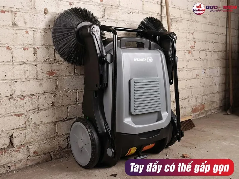 tay đẩy xe quét rác đẩy tay Kumisai KMS S2 