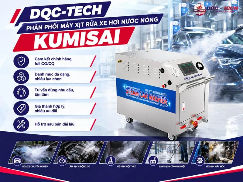 Bán máy rửa xe hơi nước nóng Kumisai KMS1090C