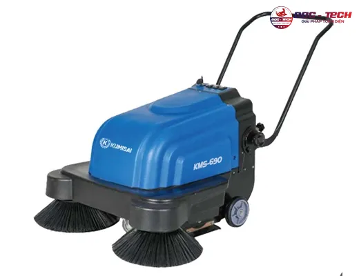 Xe quét rác đẩy tay chạy ắc quy Kumisai KMS 690