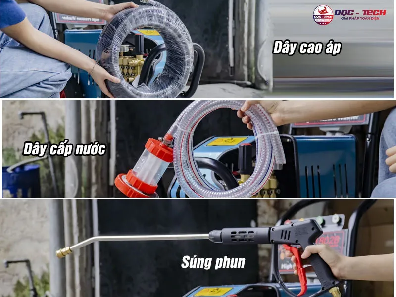 Phụ kiện máy rửa xe chuyên nghiệp Kumisai KMS-1802B 