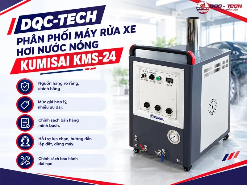 Bán máy xịt rửa xe hơi nước nóng Kumisai KMS-24