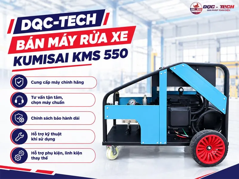 Bán máy rửa xe công suất lớn Kumisai KMS 550 