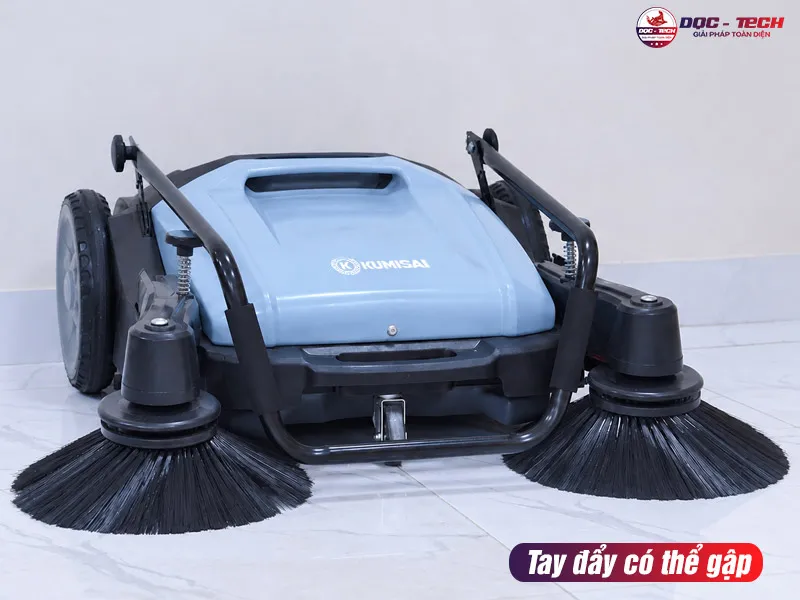 Tay đẩy xe quét rác đường đẩy tay mini Kumisai KMS-70