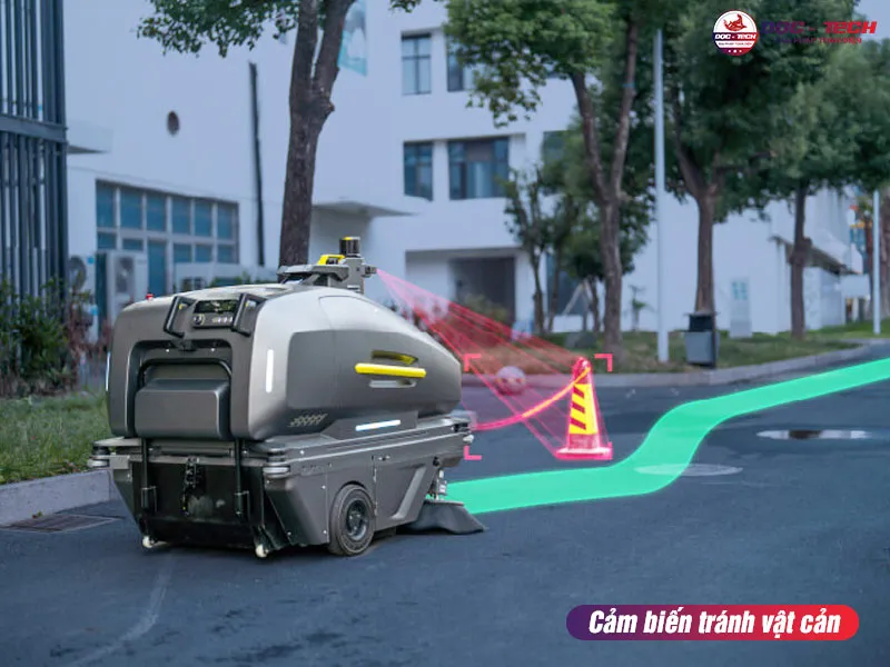 Cảm biến xe quét rác tự động Kumisai KMS 130E