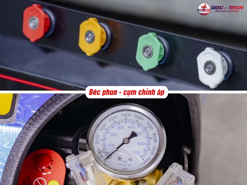 Chỉnh áp máy rửa xe Kumisai KMS-1805E