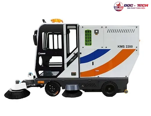 Xe quét rác ngồi lái Kumisai KMS-2200 - 4