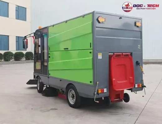 Xe quét rác công nghiệp ngồi lái Kumisai KMS-S14 - 5