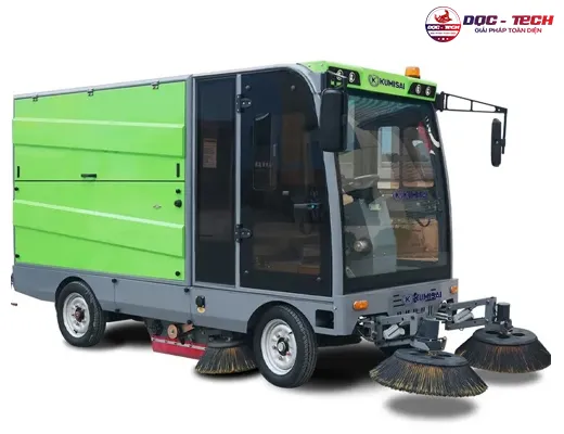 Xe quét rác công nghiệp ngồi lái Kumisai KMS-S14