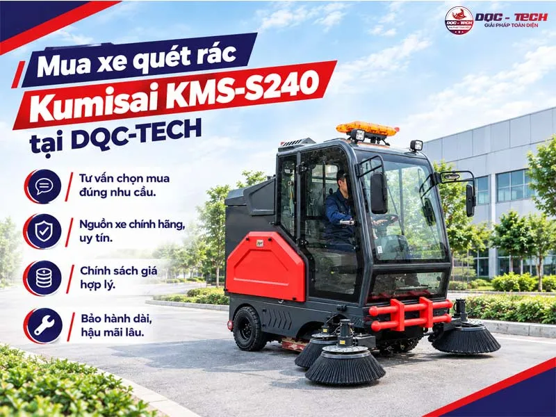 Mua xe quét rác Kumisai KMS - S240