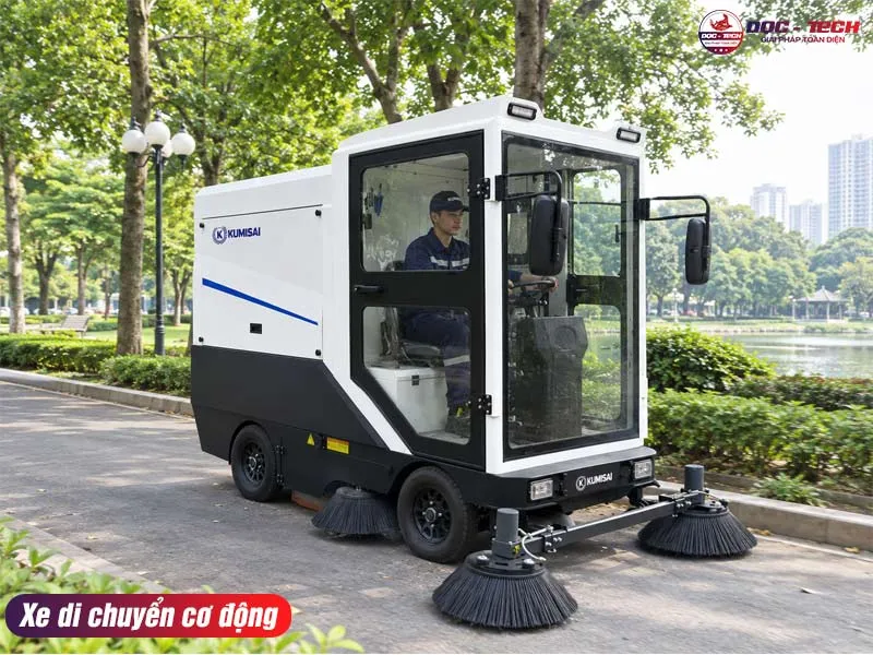 xe quét đường ngồi lái Kumisai KMS - 240L cơ động xe quét đường ngồi lái Kumisai KMS - 240L cơ động