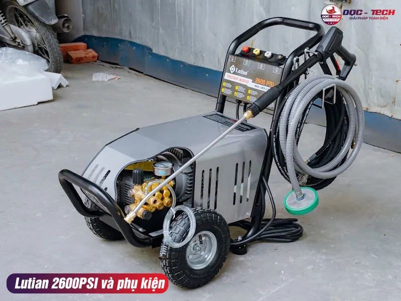 Phụ kiện máy rửa xe áp lực Lutian 2600PSI 15M26-3.7S2 Phụ kiện máy rửa xe áp lực Lutian 2600PSI 15M26-3.7S2
