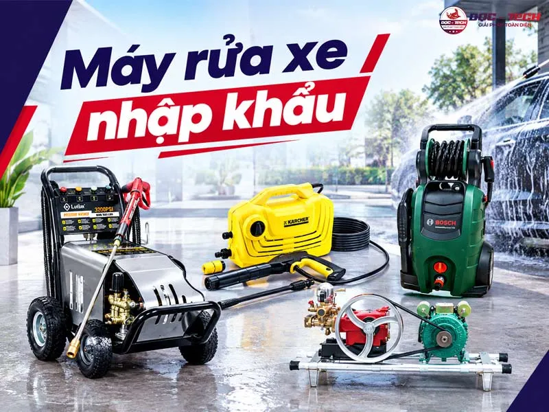 Máy xịt rửa xe nhập khẩu Máy xịt rửa xe nhập khẩu