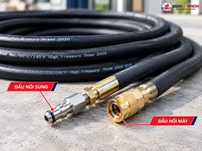 Đầu nối dây rửa bố thép máy rửa xe model: LT-20M Đầu nối dây rửa bố thép máy rửa xe model: LT-20M