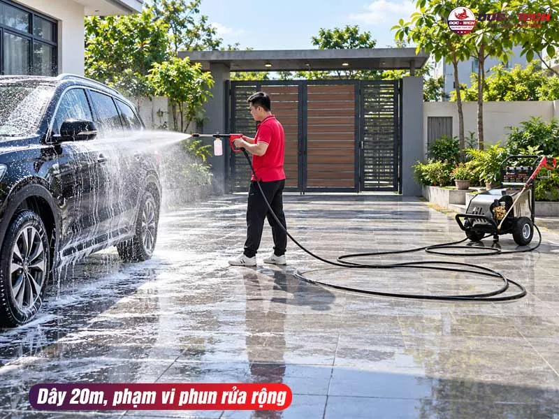 dây rửa bố thép máy rửa xe model: LT-20M dài dây rửa bố thép máy rửa xe model: LT-20M dài