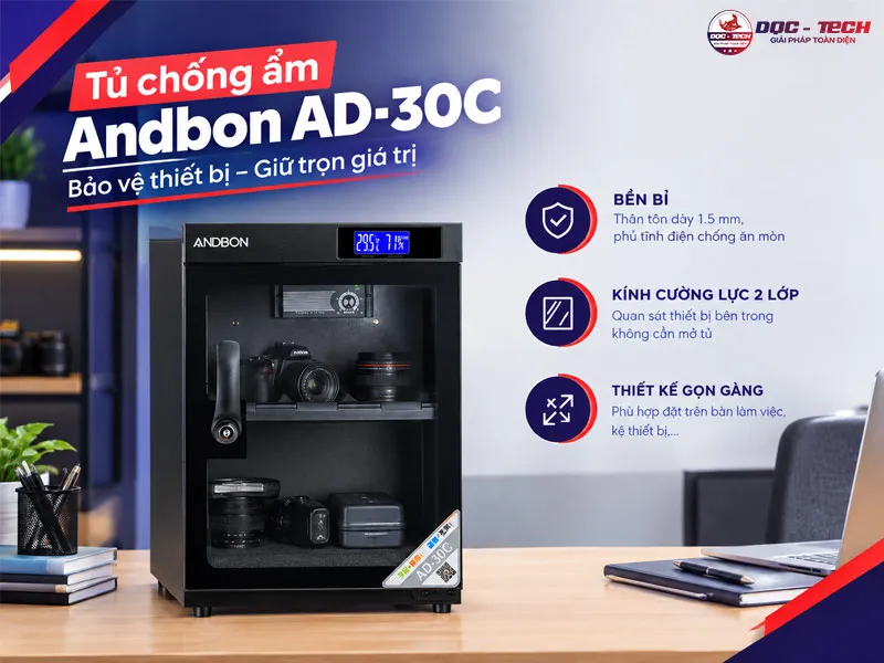 tủ chống ẩm Andbon AD-30C