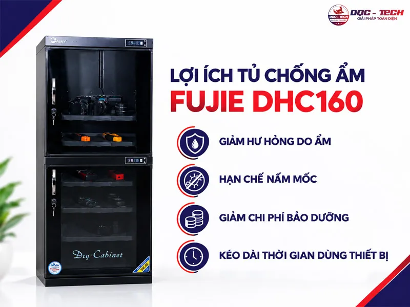 Lợi ích tủ chống ẩm Fujie DHC160