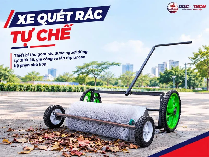 Xe quét rác tự chế